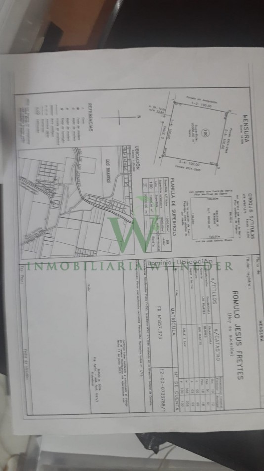 Fraccion 1 hectarea. Destacada ubicacion,