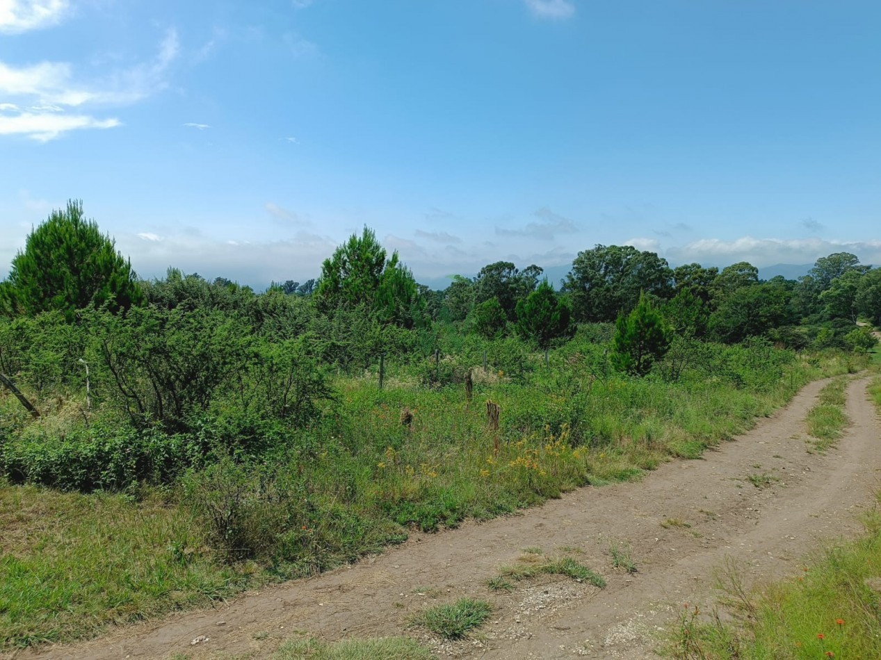  1 hectarea en Capilla Vieja con pozo de agua, terreno plano con vista a las sierras