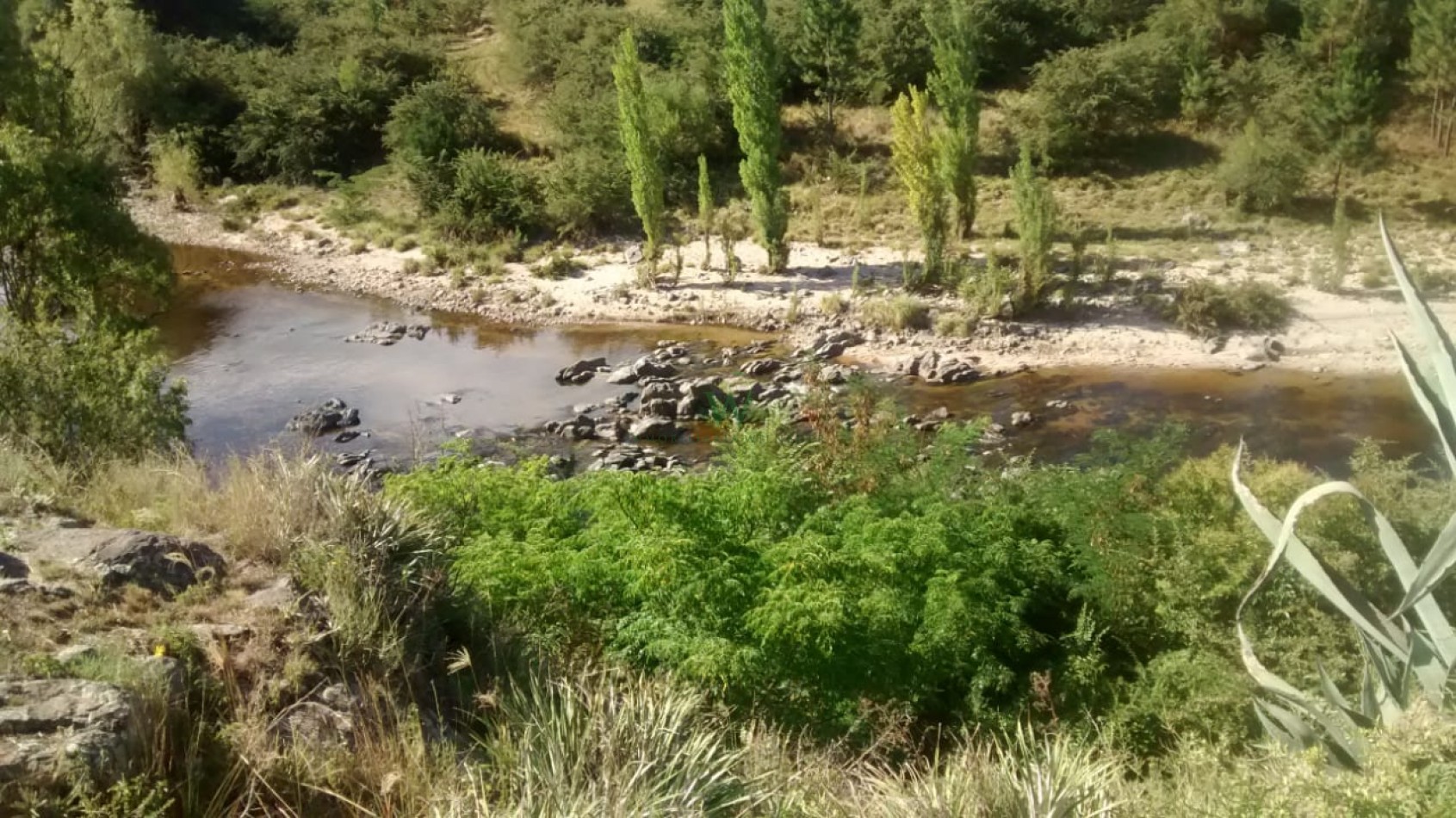 Terreno 4500m2 frente al rio Los Reartes, Capilla Vieja 