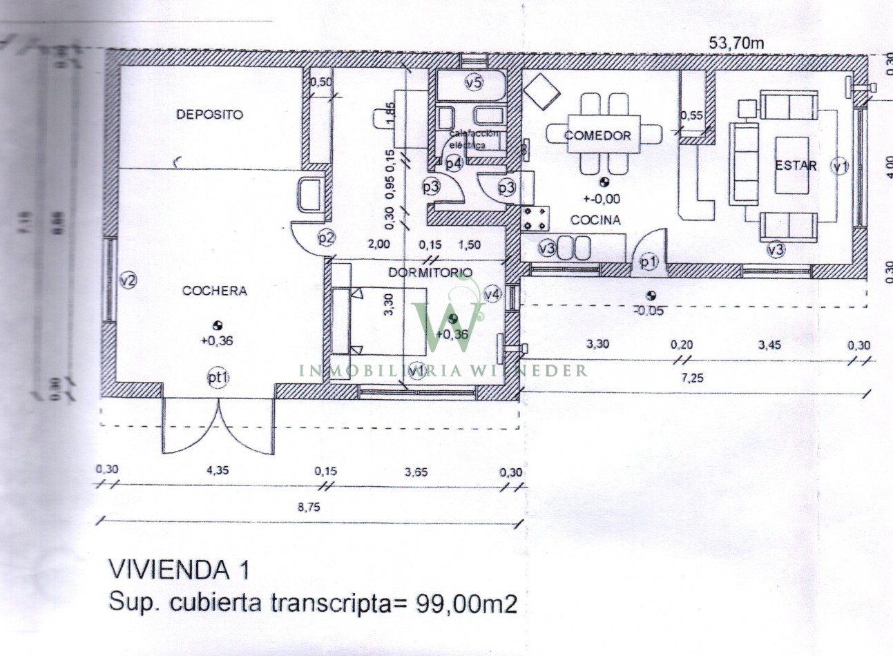 En venta 2 casas sobre terreno de 1300m2- Gas natural. (COD 477)