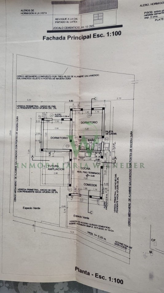 Vivienda 2 dormitorios, Barrio Oeste, Villa General Belgrano (COD 643)