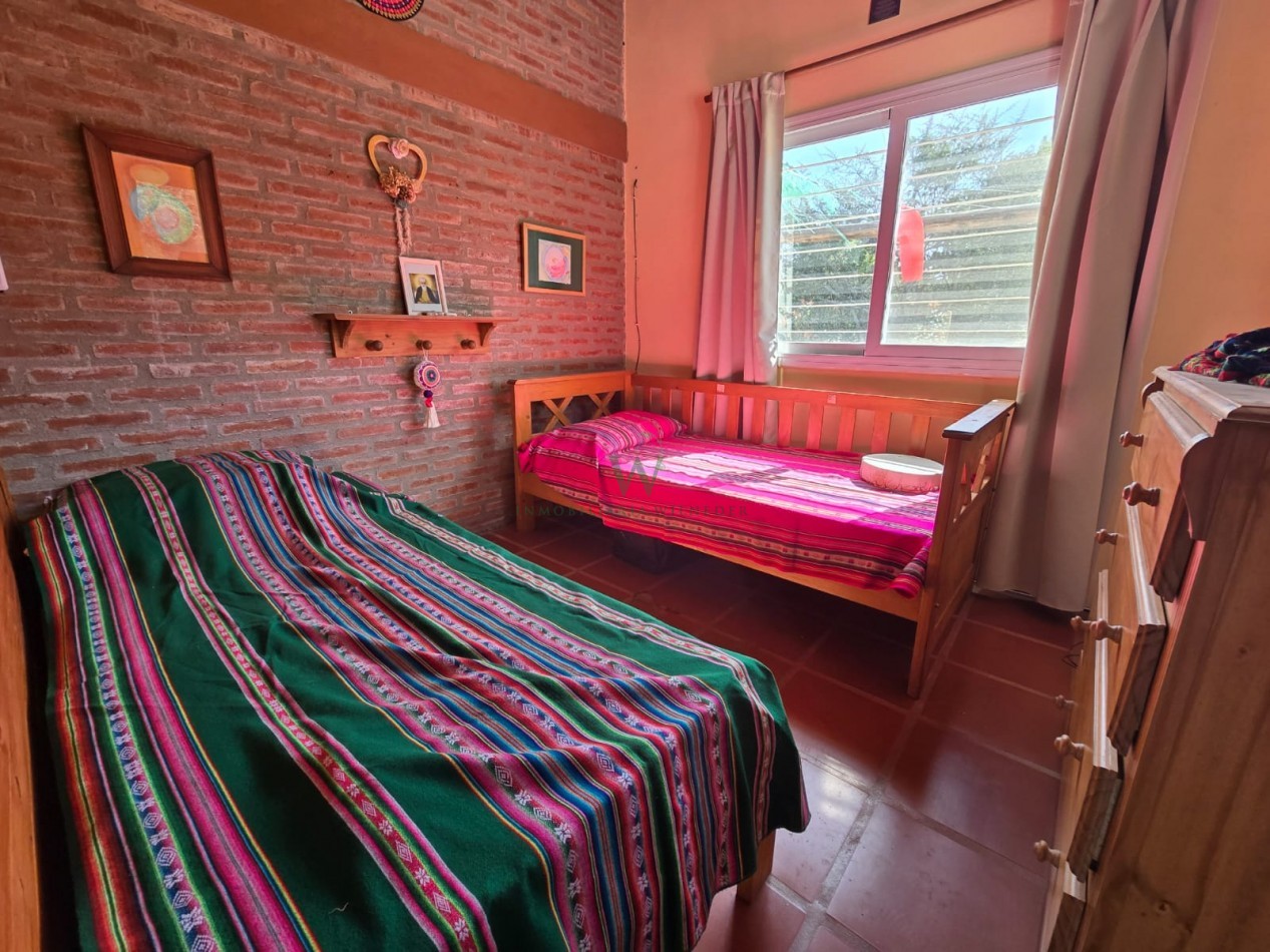  Vivienda 2 dormitorios, luminosa, ubicada a 650m del rio Los Reartes 