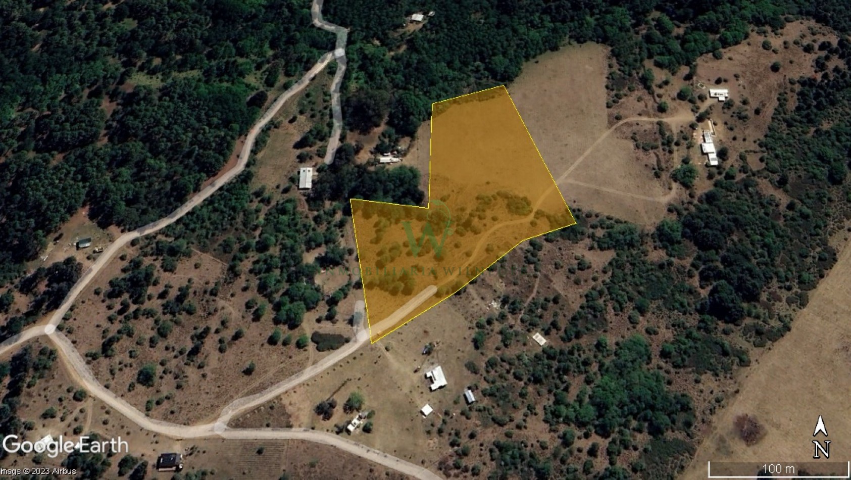 Villa Berna.Fraccion 2ha 4200m2, colinda con arroyo de agua permanente