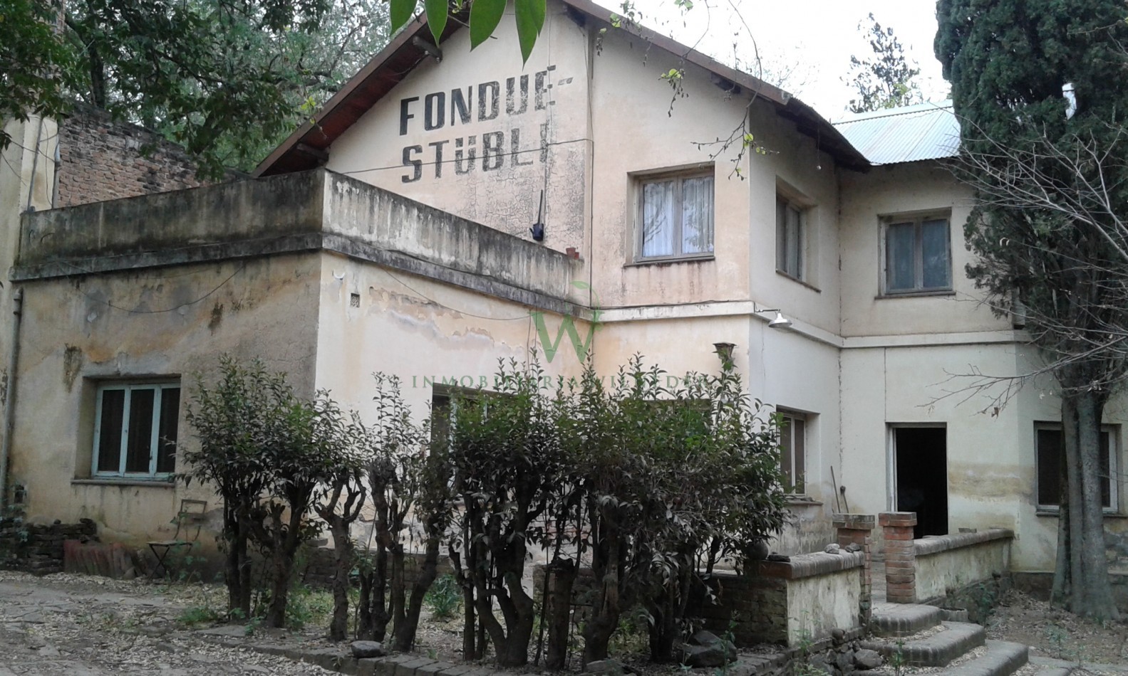  Casona del año 1920 a remodelar en pleno centro. Antiguo FONDUE STUBLI