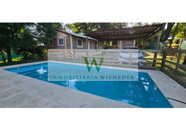  En venta 3 departamentos amoblados + piscina, Los Reartes, a 150m del rio 